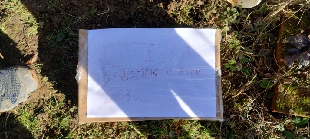 Časová schránka aktivita pro děti